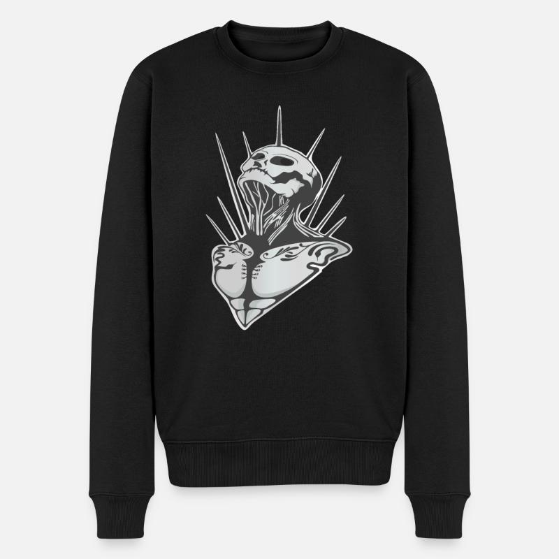 Crâne - Pull Premium bio Homme - noir