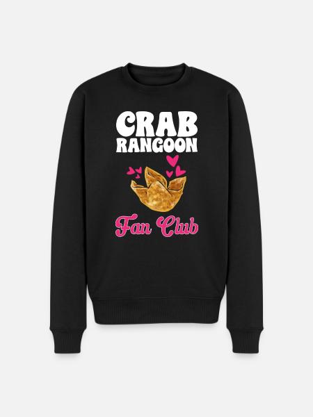 Krabben Rangoon Crab Rangoon - Männer Premium Bio Pullover - Schwarz