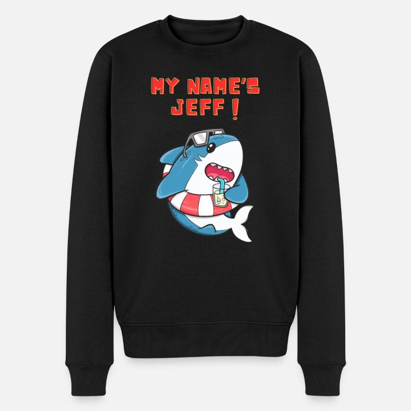 Je m’appelle jeff - Pull Premium bio Homme - noir