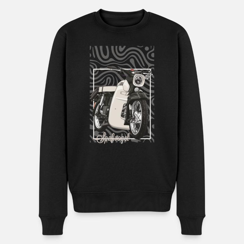 Étoile (beige) // Illustration - Pull Premium bio Homme - noir