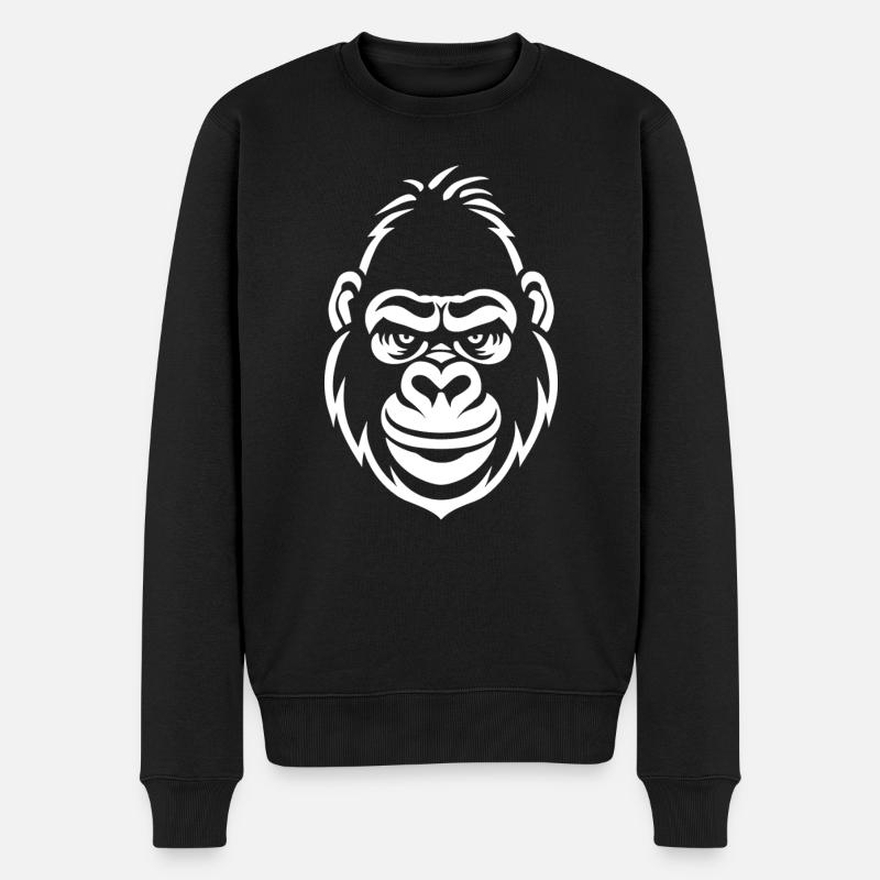 Gorille - Pull Premium bio Homme - noir