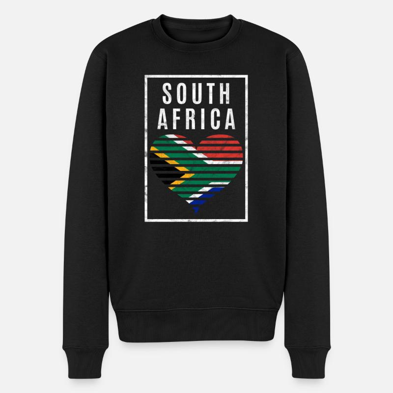 Afrique du Sud - Pull Premium bio Homme - noir