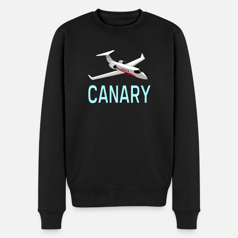 Aviation Canary Jet - Pull Premium bio Homme - noir