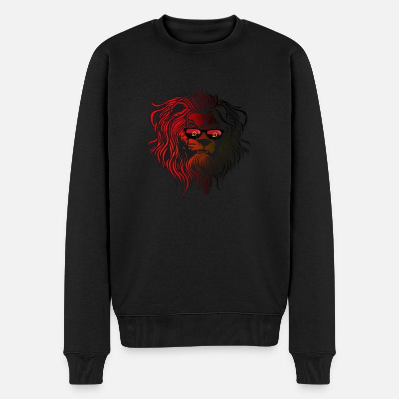 Angola - Männer Premium Bio Pullover - Schwarz