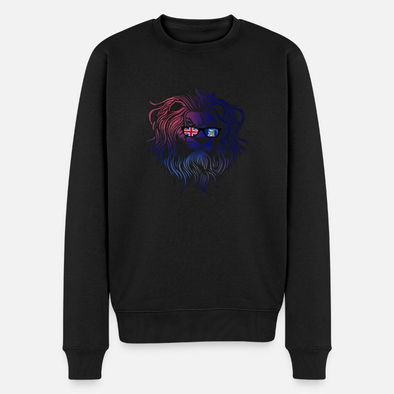 Falklandinseln - Männer Premium Bio Pullover - Schwarz