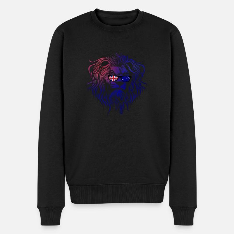Heard und McDonaldinseln - Männer Premium Bio Pullover - Schwarz