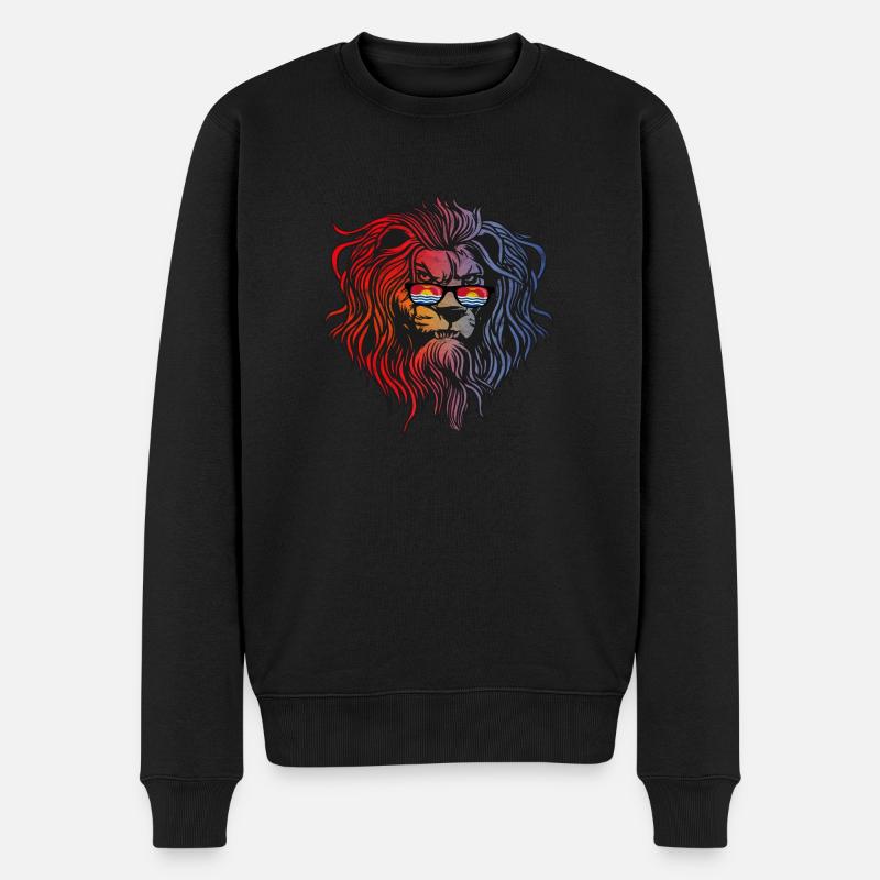 Kiribati - Männer Premium Bio Pullover - Schwarz