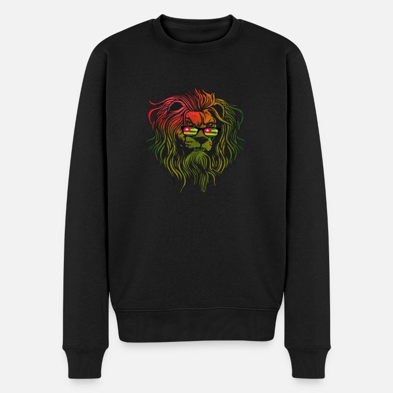Togo - Männer Premium Bio Pullover - Schwarz
