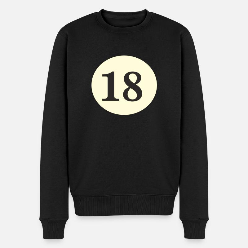 18 Anniversaire - Pull Premium bio Homme - noir
