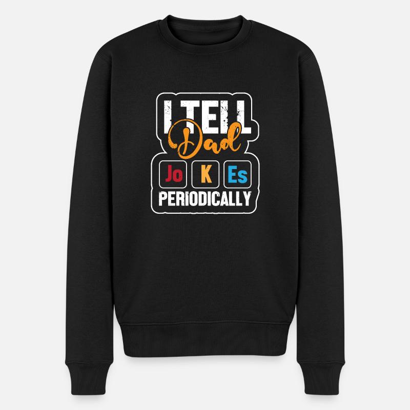 Periodensystem - Männer Premium Bio Pullover - Schwarz