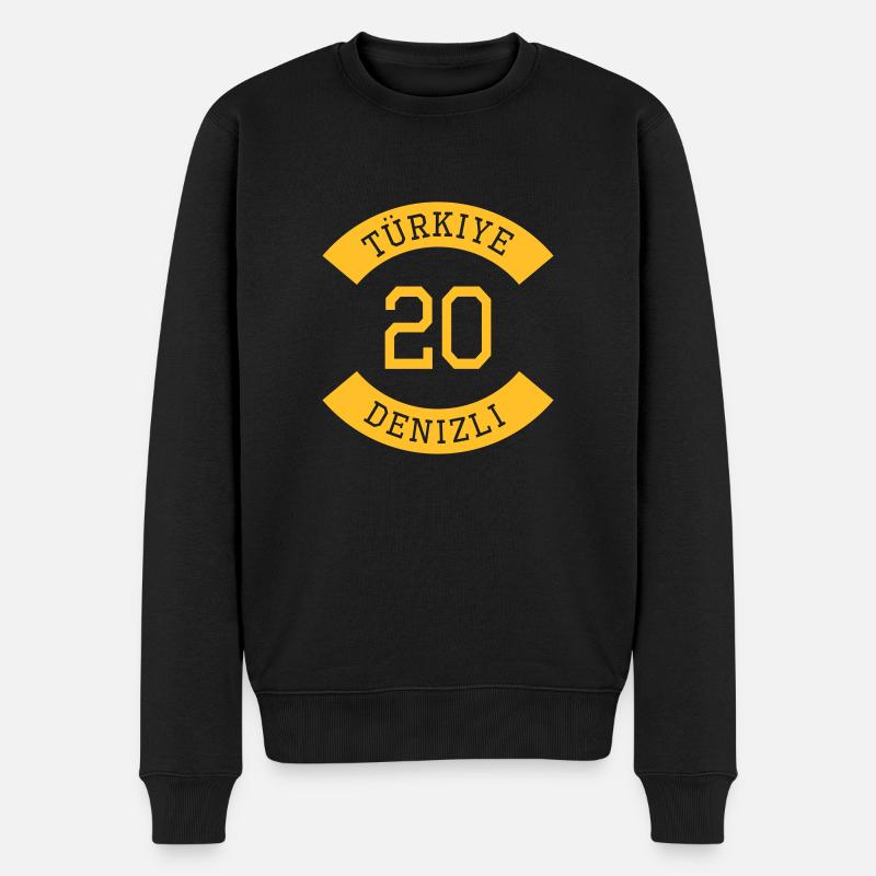 turkiye_20 - Männer Premium Bio Pullover - Schwarz