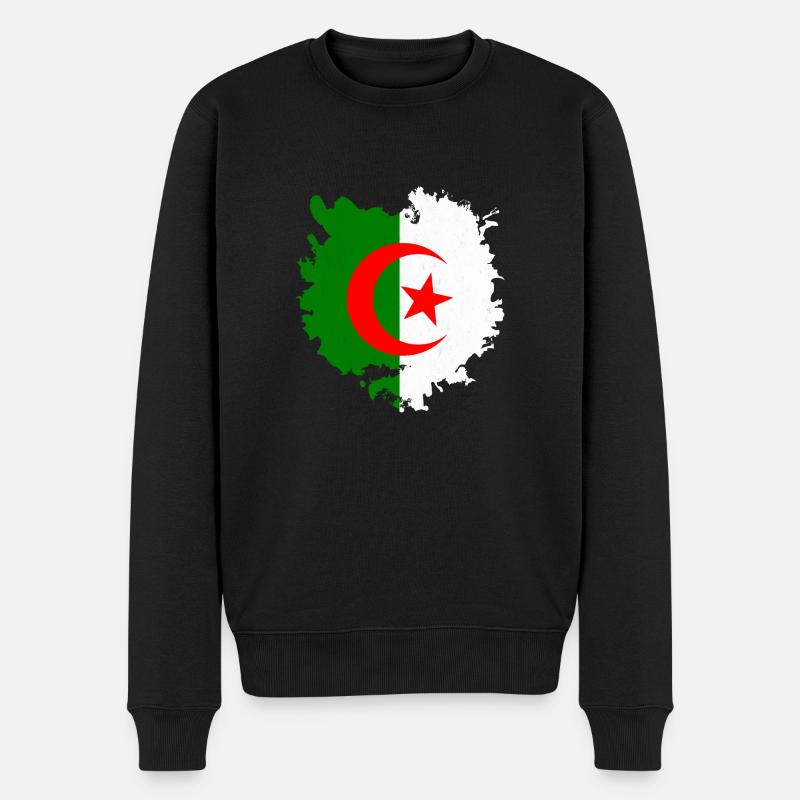 l'Algérie Algérie - Pull Premium bio Homme - noir