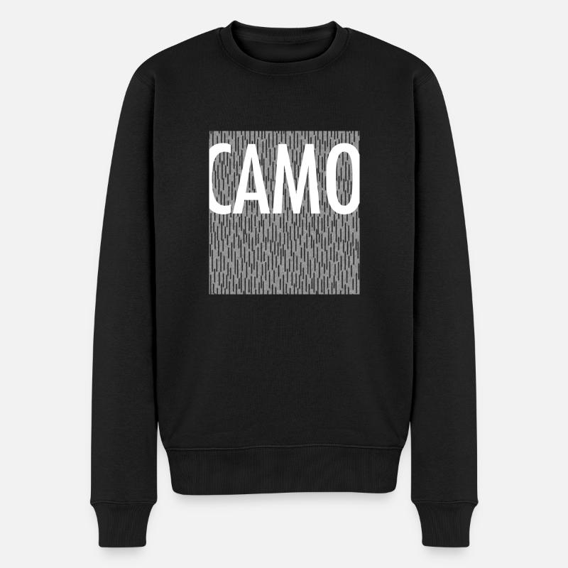 Camo - Pull Premium bio Homme - noir