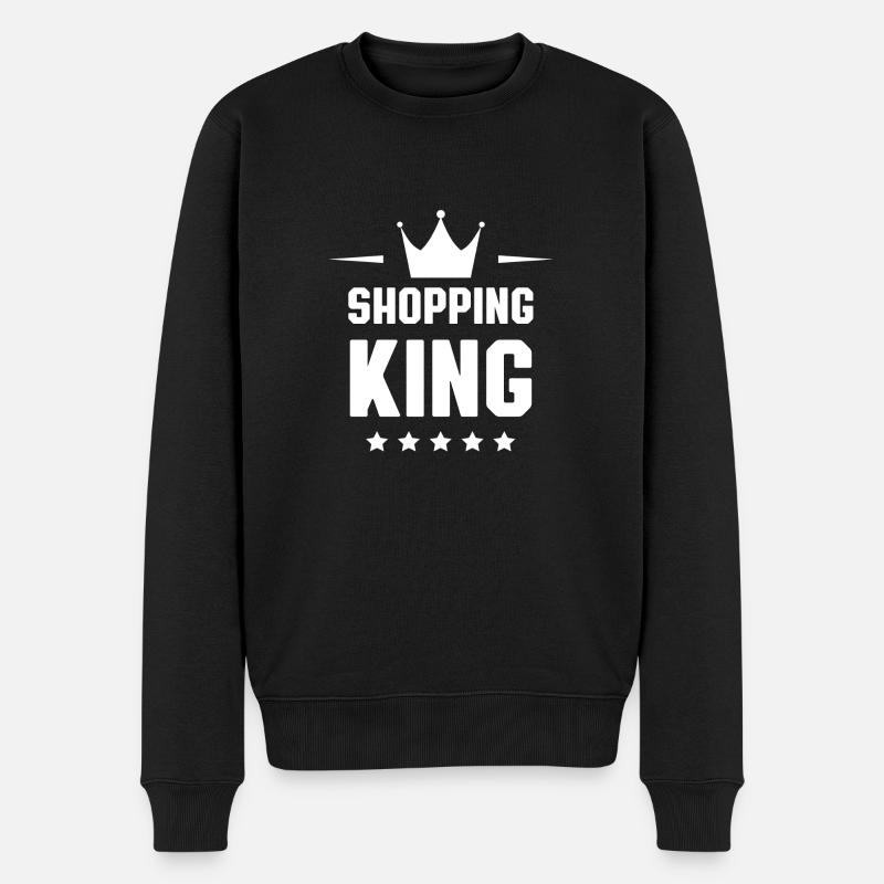 Shopping King - Pull Premium bio Homme - noir