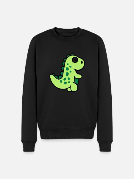 T-Rex - Men's Premium Organic Jumper - black