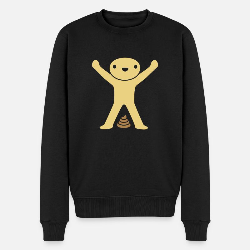 Bunch rendu enfant heureux - Pull Premium bio Homme - noir