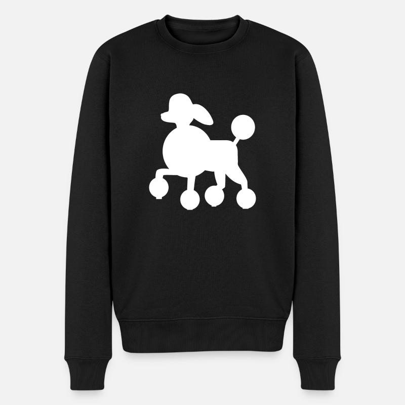 DOG CAT PET - Männer Premium Bio Pullover - Schwarz