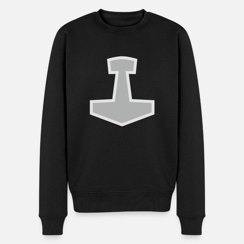 Mjölnir - Pull Premium bio Homme - noir