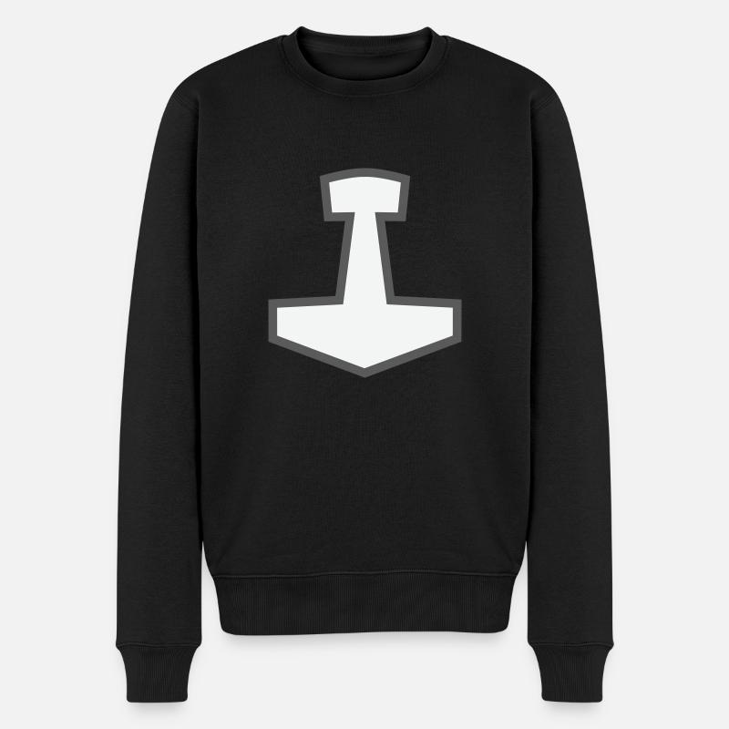Mjölnir - Pull Premium bio Homme - noir