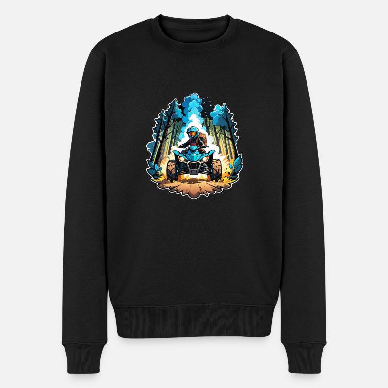 quad et tout terrain - Pull Premium bio Homme - noir