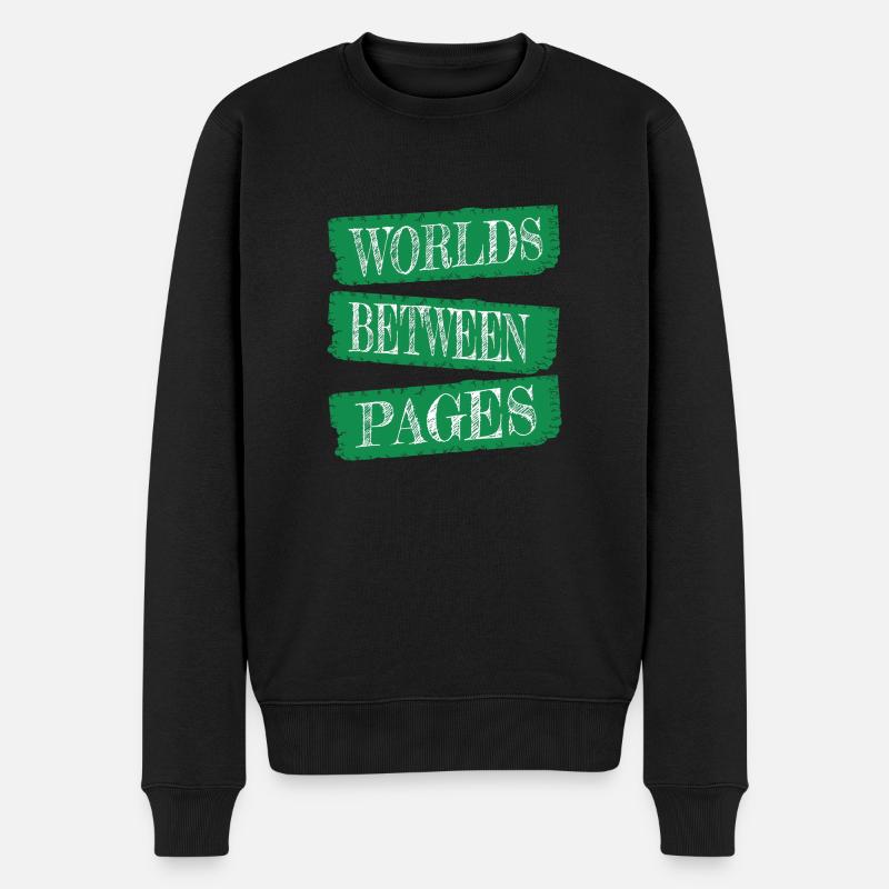 communauté littéraire idée cadeau détente - Pull Premium bio Homme - noir