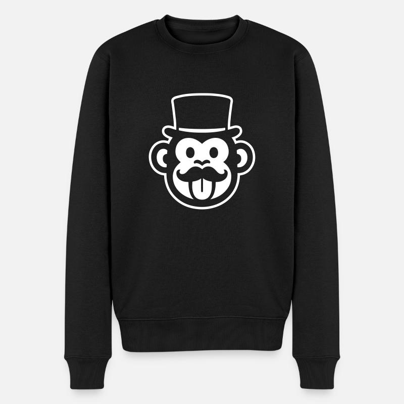 Fête du Singe Marié - Pull Premium bio Homme - noir