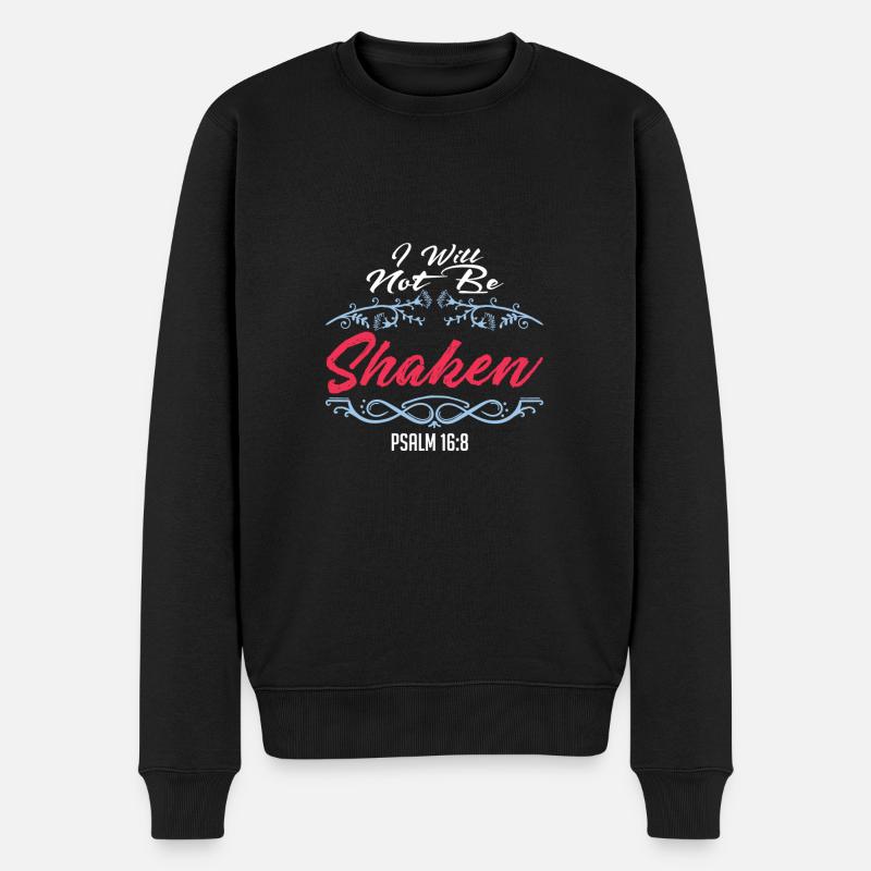 bibel psalm - Männer Premium Bio Pullover - Schwarz