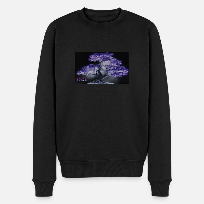 Bonsai - Männer Premium Bio Pullover - Schwarz