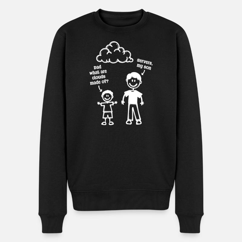 Développeur, Coden, Geek de l’informatique, Développeur Web, Geek - Pull Premium bio Homme - noir