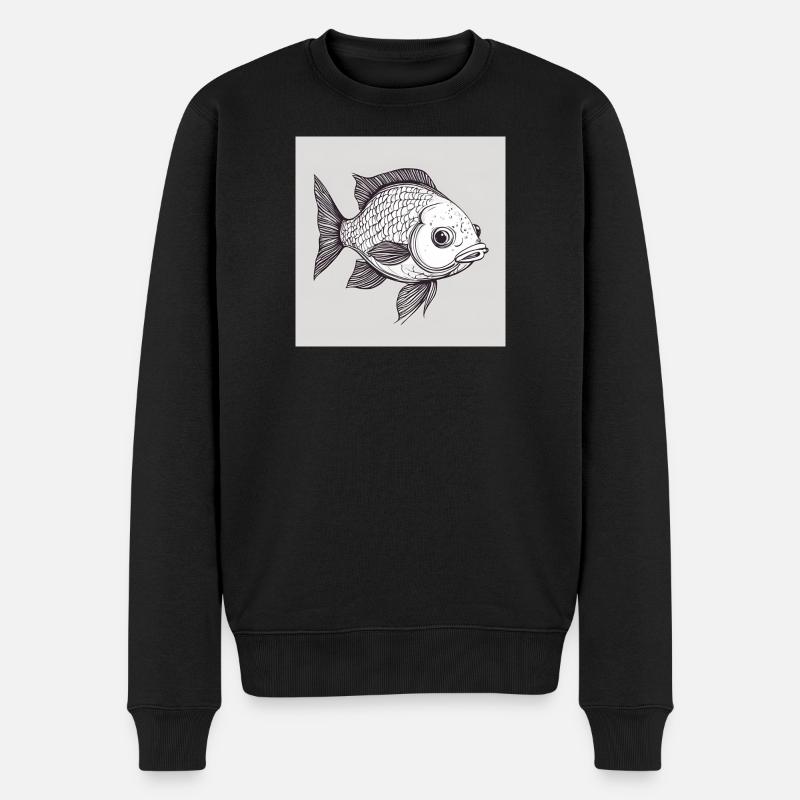 Poisson - Pull Premium bio Homme - noir