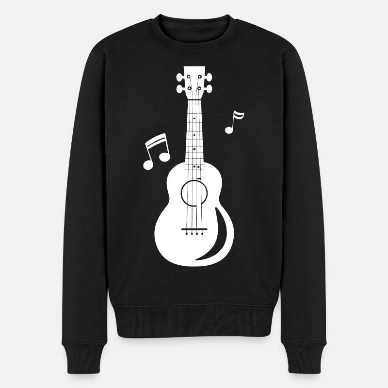 Graphiques Ukulele - Pull Premium bio Homme - noir