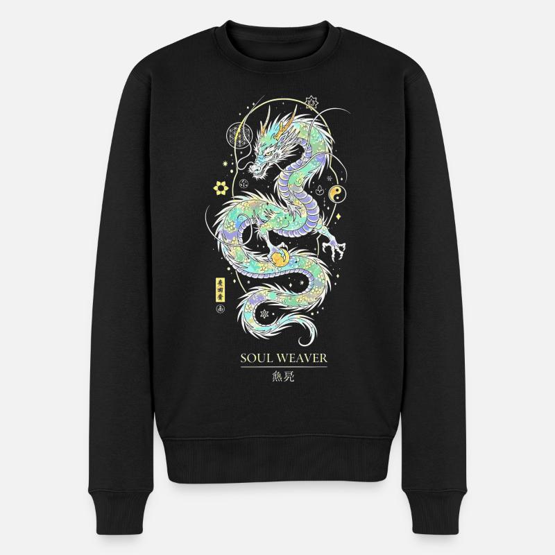 Soul Weaver Drache Mystischer Seelen Geist - Pull Premium bio Homme - noir