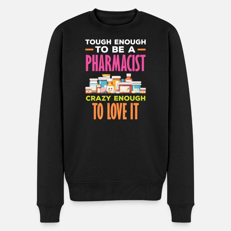 Apotheker Pharmazeutisch-technischer - Männer Premium Bio Pullover - Schwarz