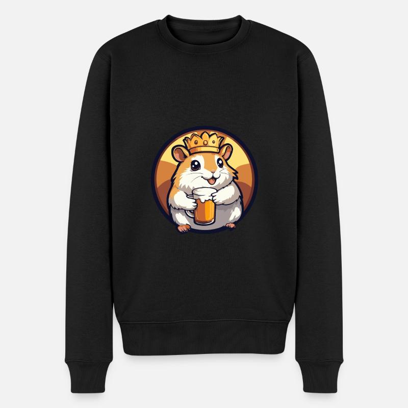 Bière de hamster - Pull Premium bio Homme - noir