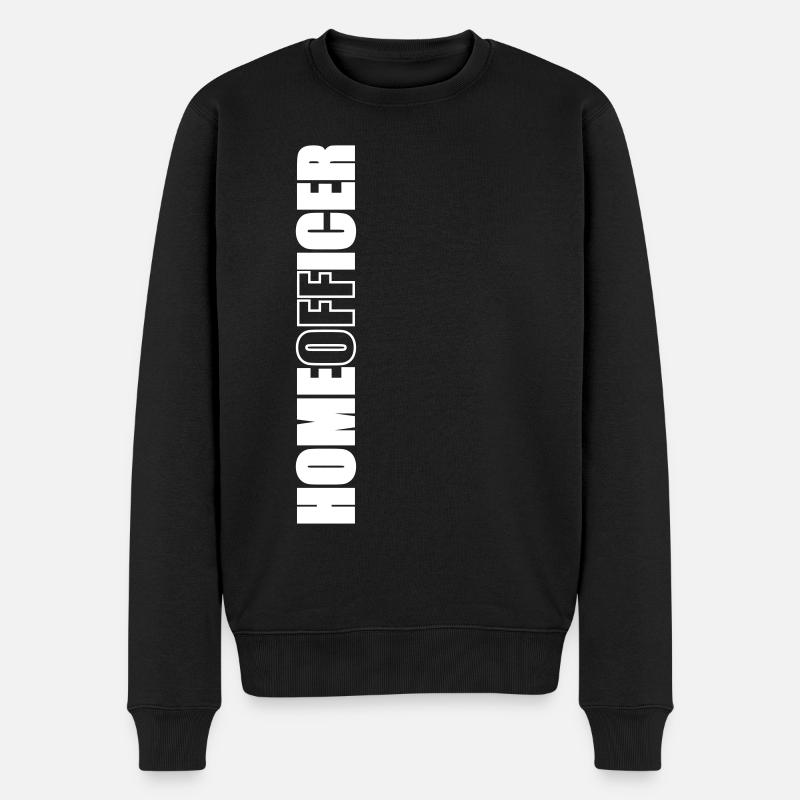 Bureau à domicile - Pull Premium bio Homme - noir