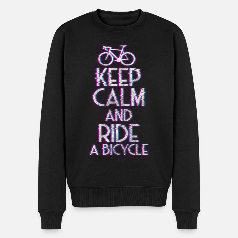 Cyclisme Cyclisme Cyclisme - Pull Premium bio Homme - noir