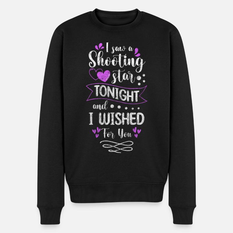 Starry Sky Wish Moon - Pull Premium bio Homme - noir