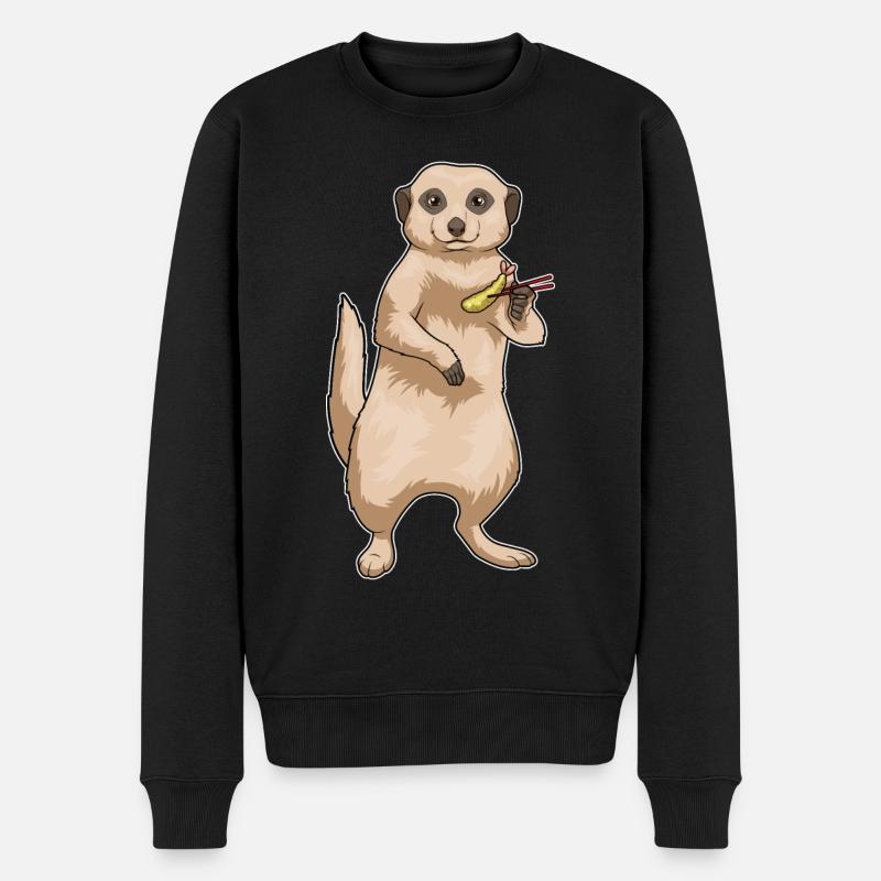 Suricate Poisson Tempura - Pull Premium bio Homme - noir