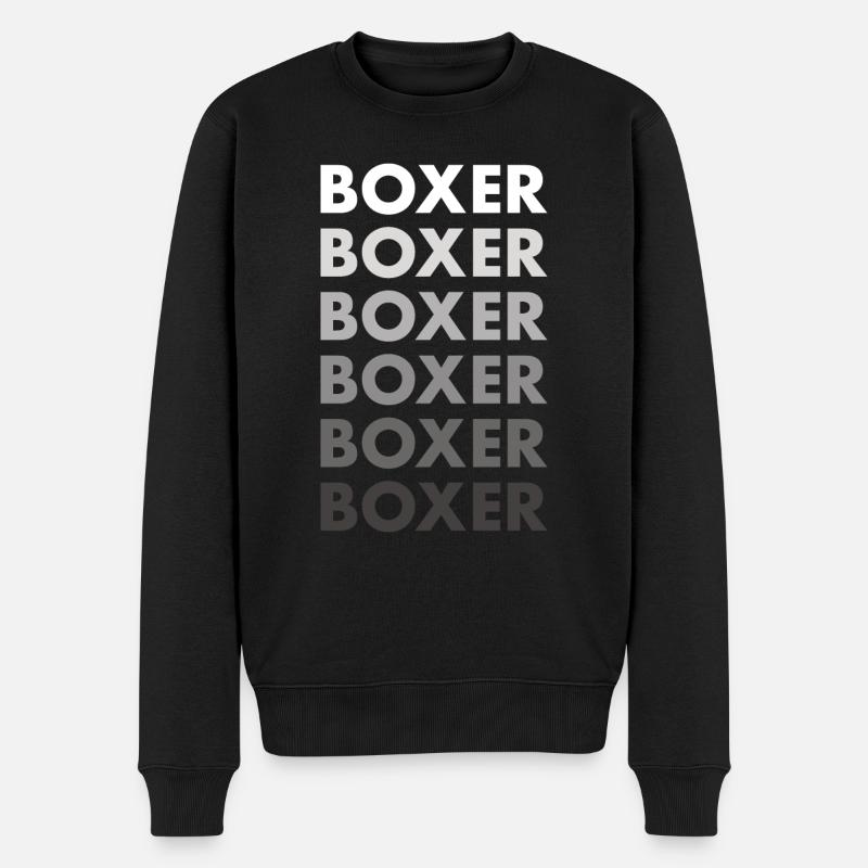 Boxeur - Pull Premium bio Homme - noir