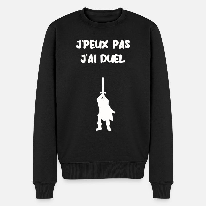 J’peux pas j’ai duel - Pull Premium bio Homme - noir