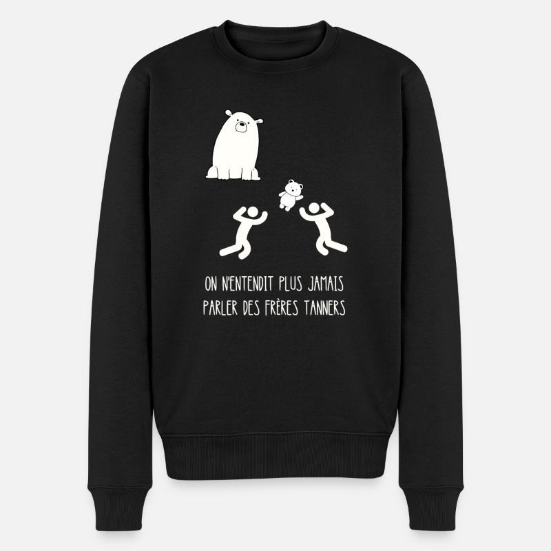 maman ours - Pull Premium bio Homme - noir
