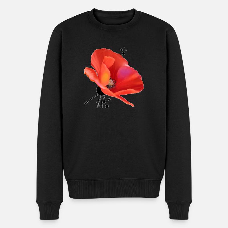 Coquelicot - Pull Premium bio Homme - noir