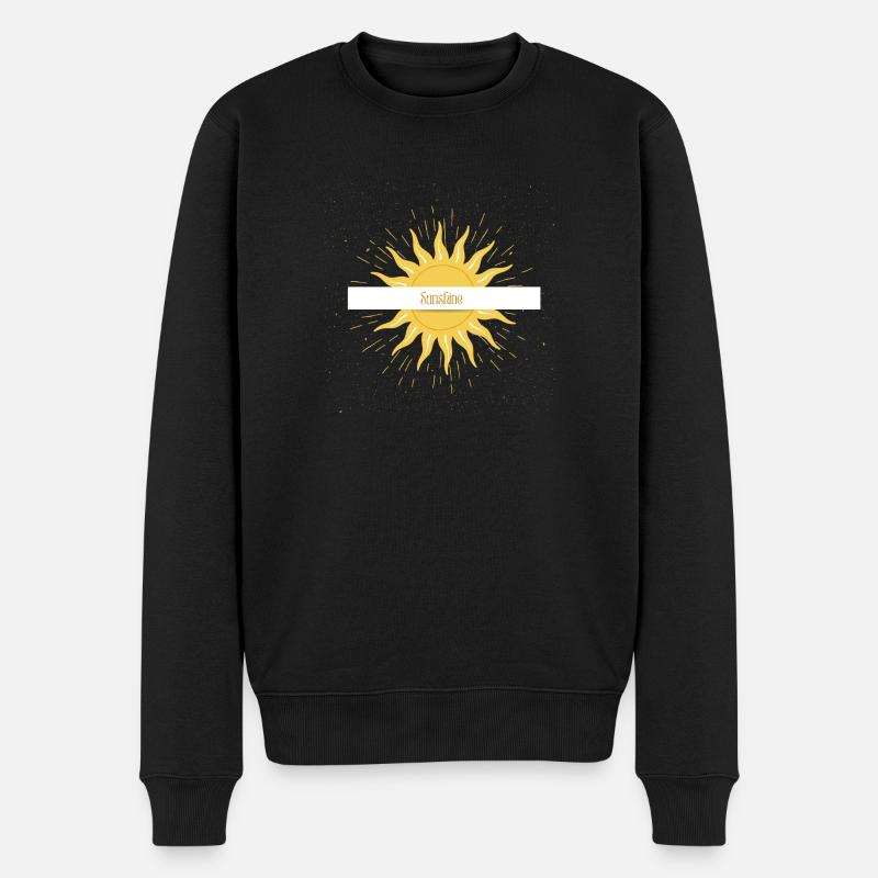 Soleil - Pull Premium bio Homme - noir