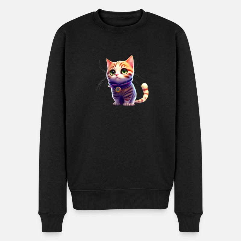 Chat - Pull Premium bio Homme - noir