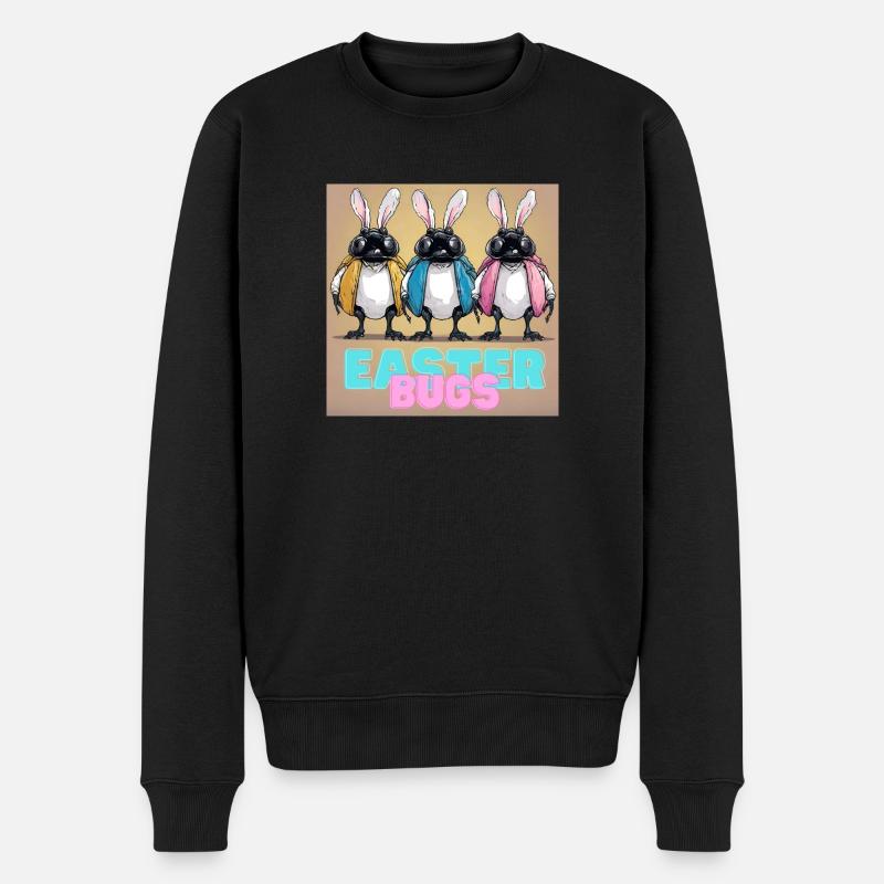 Käfertreffen zu Ostern - Männer Premium Bio Pullover - Schwarz