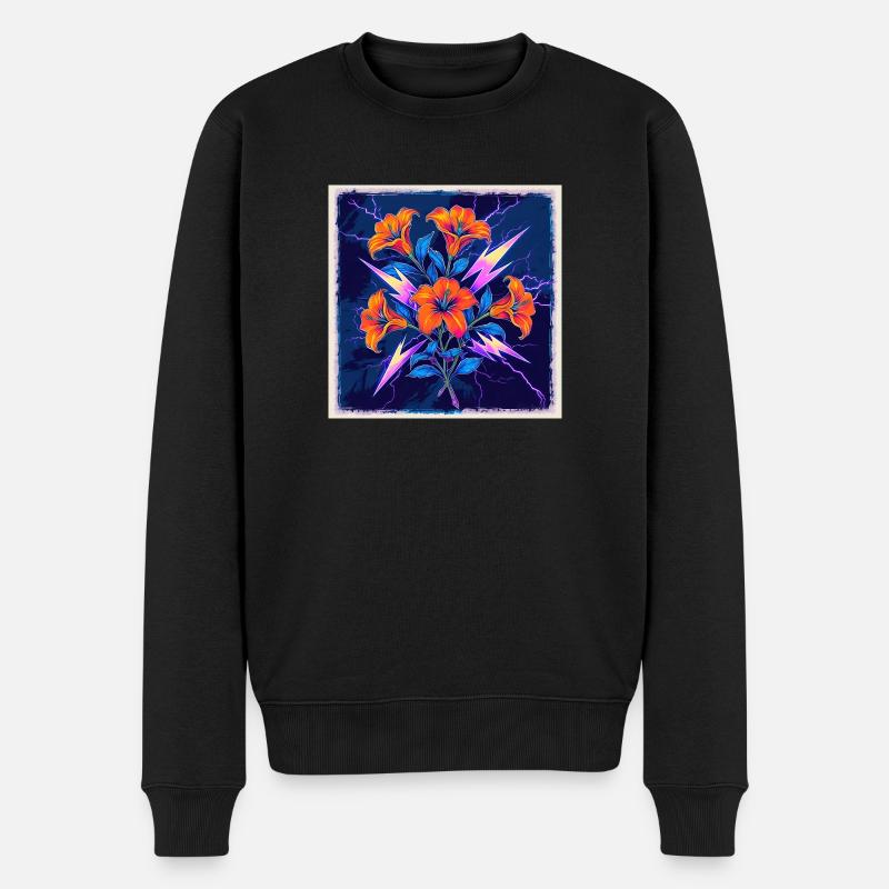 Fleur - Pull Premium bio Homme - noir