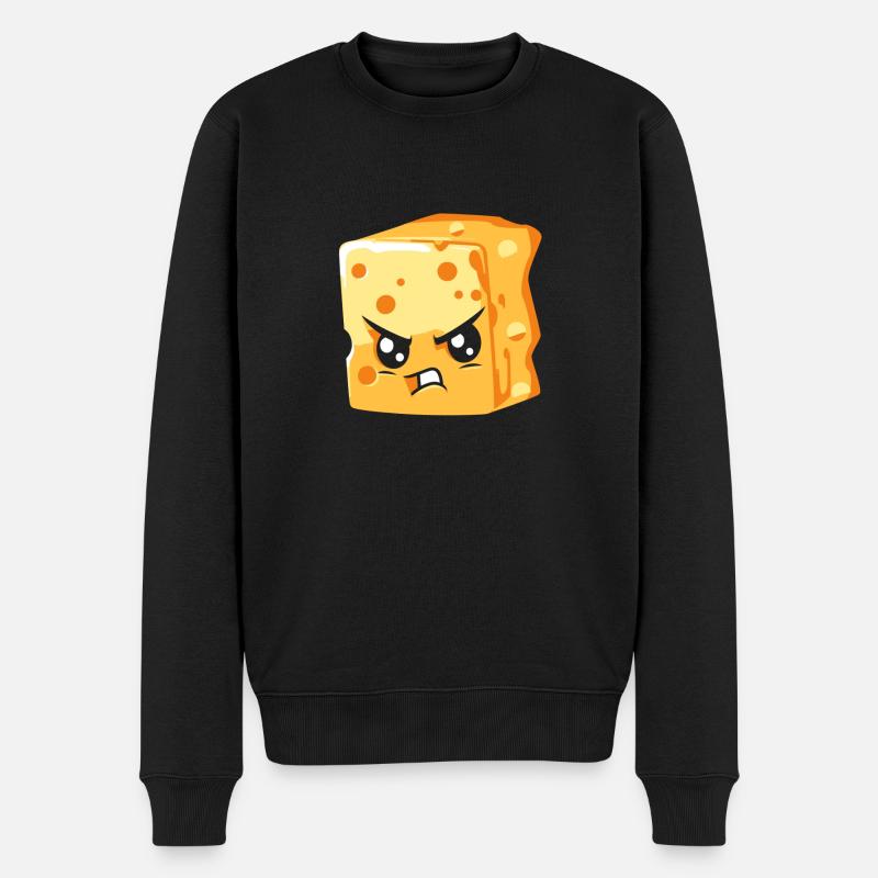 Fromager Kawaii - Pull Premium bio Homme - noir
