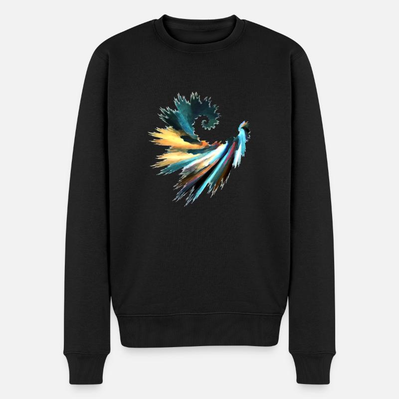 Fractal - Pull Premium bio Homme - noir