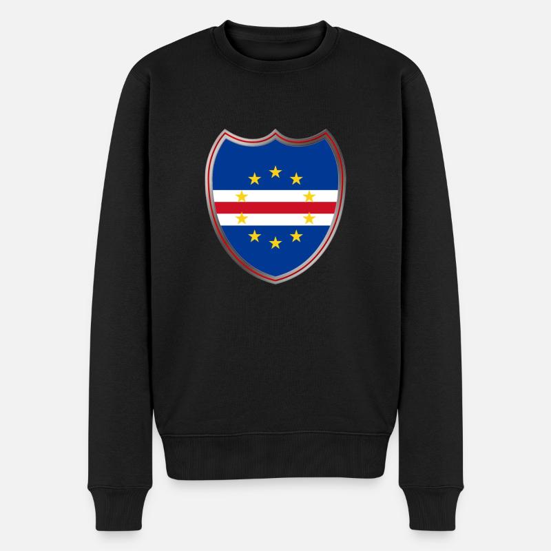 Cap-Vert (Cape Verde_Wappen) - Pull Premium bio Homme - noir