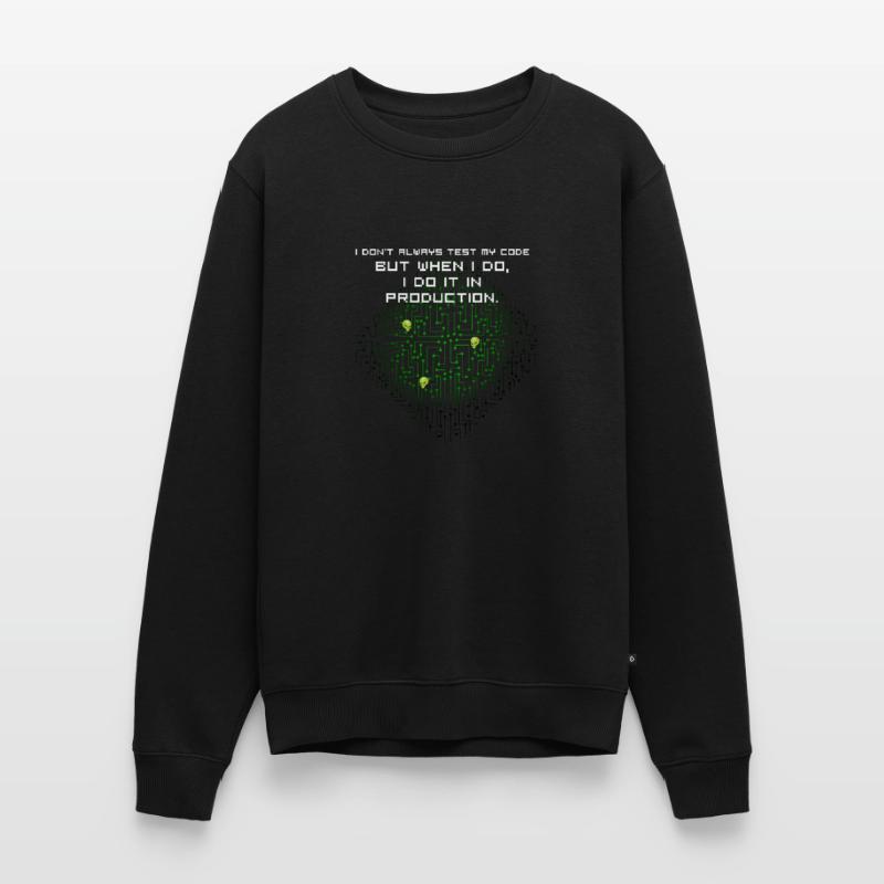 test code nerd joke proverbe pc programmeur geek i Pull Premium bio Homme